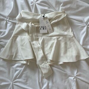 Zara White Skirt